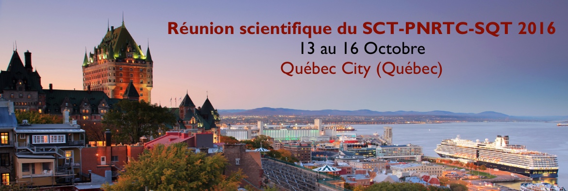 Réunion scientifique du SCT-PNRTC-SQT 2016